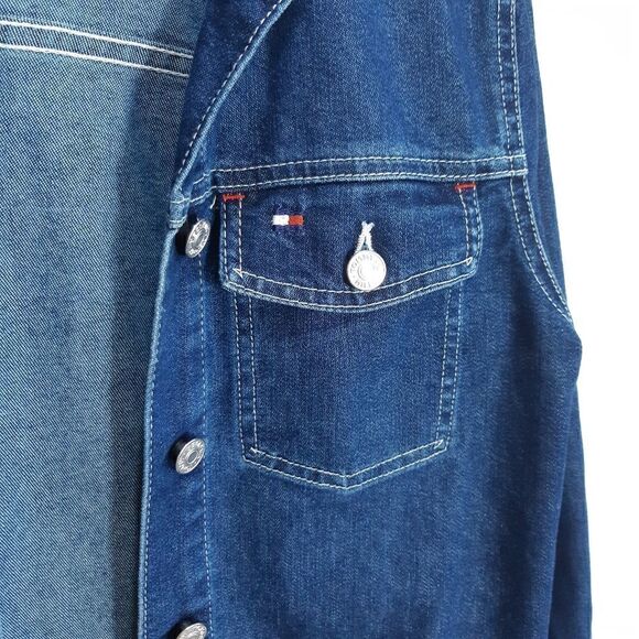NWOT Tommy Hilfiger Blue Denim Jacket. - Picture 4 of 6